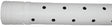 ADS 3520010 Triple-Wall Pipe, 10 ft L, Bell x Spigot, White