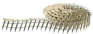 Senco M003101 Roofing Nail, 3/4 in L, Galvanized Steel, Full Round Head, Smooth Shank