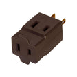 Eaton Wiring Devices 4400B-BOX Outlet Tap, 2-Pole, 15 A, 125 V, 3-Outlet, Brown, 1 in L x 1 in W x 2.38 in H, Pack of 10
