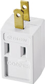 Eaton Wiring Devices 4400W-BOX Outlet Adapter, 2-Pole, 15 A, 125 V, 3-Outlet, NEMA: NEMA 1-15R, Pack of 10
