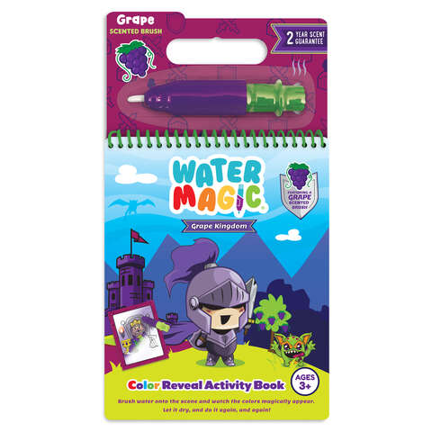 Scentco Water Magic Grape Kingdom Activity Book Multicolored 1 pc, Pack of 10
