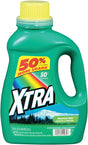 Xtra 41965 Laundry Detergent, 75 oz, Liquid, Mountain Rain, Pack of 6