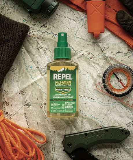 Repel HG-94109 Insect Repellent, 4 fl-oz, Bottle, Liquid, Yellow, Lemon Eucalyptus, Pack of 6