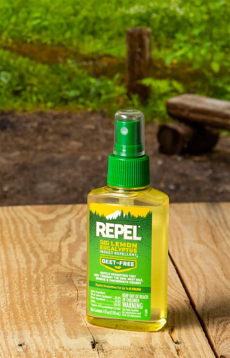 Repel HG-94109 Insect Repellent, 4 fl-oz, Bottle, Liquid, Yellow, Lemon Eucalyptus, Pack of 6