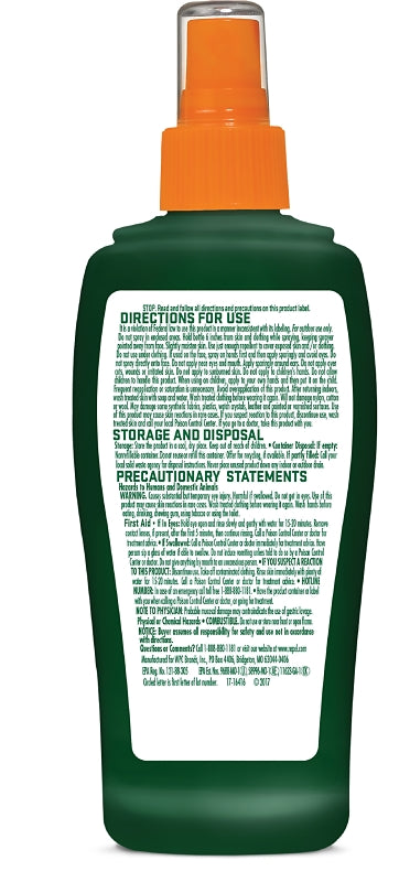 Repel Sportsmen Max HG-94101 Insect Repellent, 6 fl-oz Bottle, Liquid, Light Yellow/Water White, Alcohol