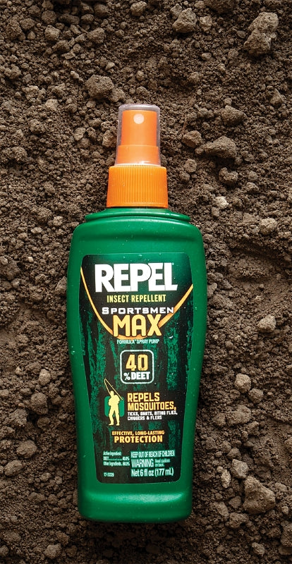 Repel Sportsmen Max HG-94101 Insect Repellent, 6 fl-oz Bottle, Liquid, Light Yellow/Water White, Alcohol