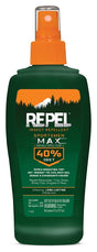 Repel Sportsmen Max HG-94101 Insect Repellent, 6 fl-oz Bottle, Liquid, Light Yellow/Water White, Alcohol