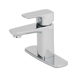 OakBrook Chrome Modern Single-Handle Bathroom Sink Faucet 2 in.