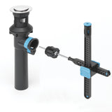 OakBrook Brushed Nickel Doria Two-Handle Bathroom Sink Faucet 4 in.