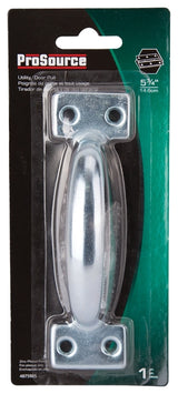 ProSource 20911ZCB-PS Door Pull, 1-1/2 in W, 5-3/4 in D, 1-3/8 in H, Steel, Zinc Plated