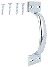 ProSource 20911ZCB-PS Door Pull, 1-1/2 in W, 5-3/4 in D, 1-3/8 in H, Steel, Zinc Plated