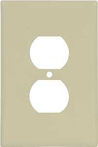WALLPLATE 1 GANG DPX IVRY 1PK, Pack of 10