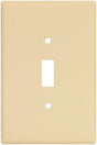 WALL PLATE JMBO TGL 1GANG IVRY, Pack of 10