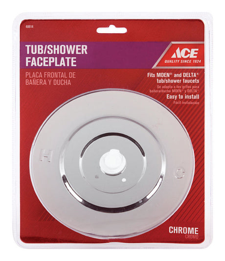 Ace Tub and Shower Face Plate Universal Metal