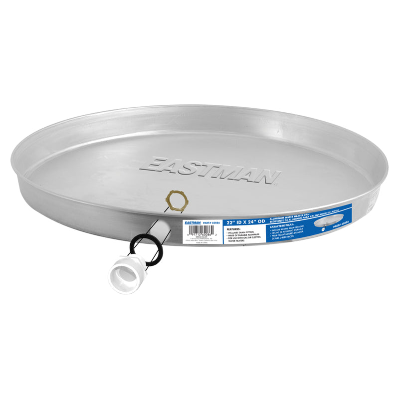 Eastman Aluminum Gas Water Heater Pan 22 in.