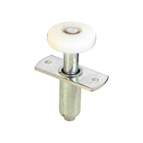 Ace Mill Silver Steel Bi-fold Door Wheel Guide 2 pc