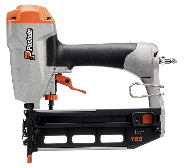 Paslode T250S-F16P Pneumatic Finish Nailer, Straight Collation, 1 to 2-1/2 in Fastener