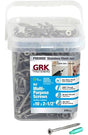 GRK Fasteners 61633 Framing and Decking Screw, #10 Thread, 2-1/2 in L, W-Cut Thread, Flat Head, Star Drive, 240 PK
