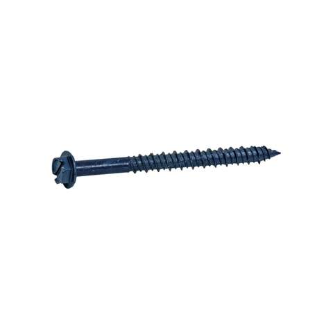 Grip-Rite 1/4 in. wire X 2-1/4 in. L Slotted Hex Washer Head Coarse Concrete Screws