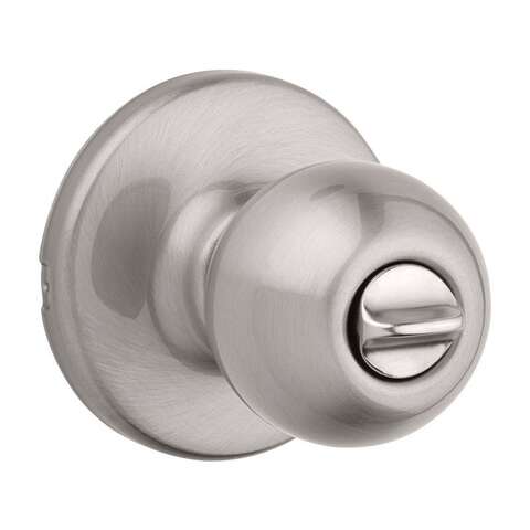 Kwikset Polo Satin Nickel Privacy Lockset 1-3/4 in.