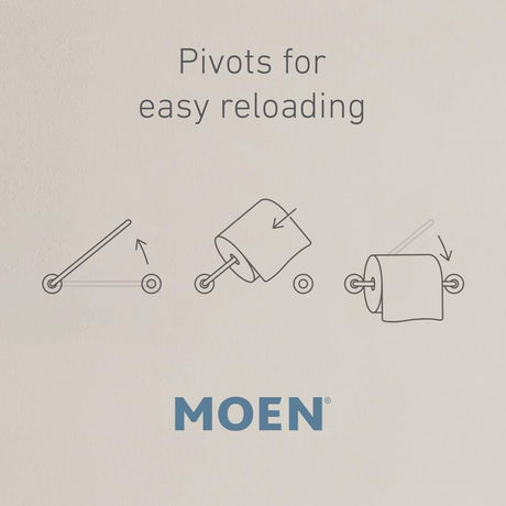 Moen Hilliard Mediterranean Bronze Toilet Paper Holder