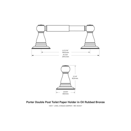 Delta Porter Oil Rubbed Bronze Bronze Toilet Paper Holder