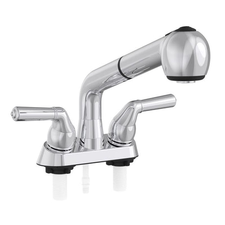 Home Plus Two Handle Chrome Laundry Faucet