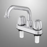Home Plus Chrome Traditional Bathroom Faucet 4 in.
