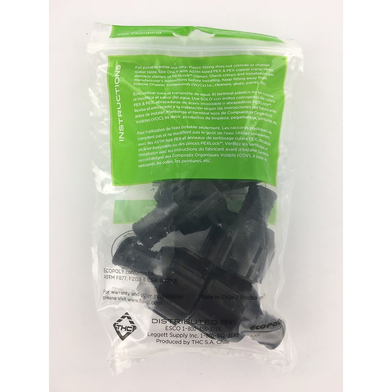 Flair-It Ecopoly 3/4 in. PEX X 3/4 in. D FPT Plastic Swivel Coupling