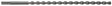 Irwin 322026 Hammer Drill Bit, 3/8 in Dia, 12 in OAL, Twist Flute, 1-Flute, 2 in Dia Shank, SDS Plus Shank