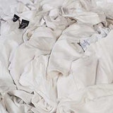 All Rags R701-50 T-Shirt Knit Rag, 15 in W, Cotton, White