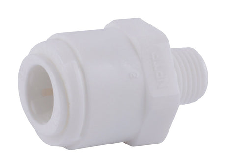 SharkBite Push to Connect 3/8 in. OD X 1/8 in. D MIP Plastic Adapter