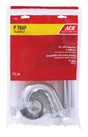Ace 1-1/4 in. D Chrome Plated Brass P Trap