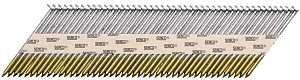 Senco KC27APBX Series Collated Nail, Paper Tape Collation, 3 in L, Steel, Bright Basic, Clipped Head, Smooth Shank