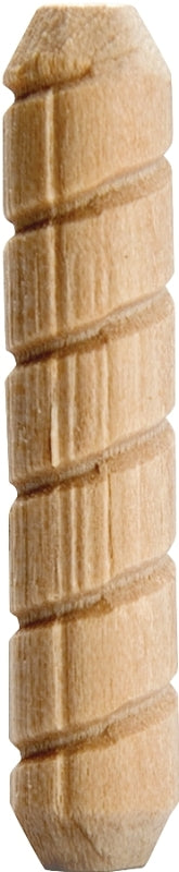 Waddell 775 Dowel Pin, 5/16 in Dia, 1-1/2 in L, Hardwood, Pack of 500