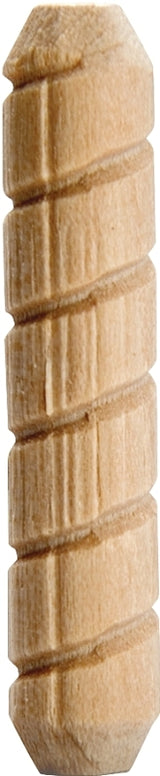 Waddell 778 Dowel Pin, 1/2 in Dia, 2 in L, Hardwood, Pack of 150