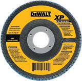 DEWALT DW8313 Flap Disc, 4-1/2 in Dia, 5/8-11 Arbor, Coated, 80 Grit, Medium, Zirconia Abrasive, Fiberglass Backing