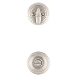 Kwikset Signature Series 991J 15 SMTCP Combination Lockset, Knob Handle, Juno Design, Satin Nickel, 2 Grade