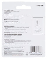 Landscapers Select GB0253L Storage Hook, 1.42 in L, 2-1/2 in H, Steel, Black, Zinc Plated, Wall Mount Mounting