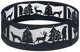 Seasonal Trends KLR-160177 Fire Ring, 36 in Dia, 12 in H, Steel Exterior, Black