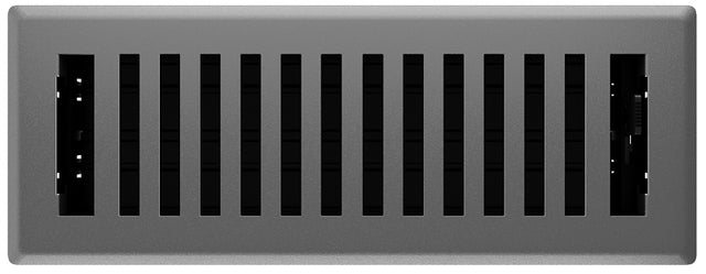 Imperial RG3443 Floor Register, 10 in W Duct Opening, 3 in H Duct Opening, Polystyrene, Gray, Granite