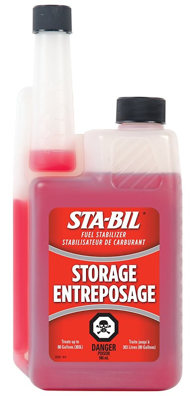 Sta-Bil 22258 Fuel Stabilizer, Red, 32 oz, Bottle