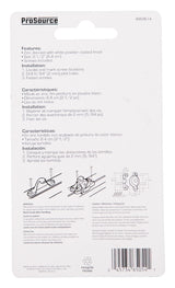 ProSource 802518W-PS Sash Cam Lock, Zinc, White