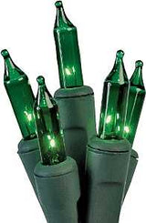 Hometown Holidays C10Y082E Light Set, Christmas, 120 V, 40.8 W, 100-Lamp, Green Lamp, 1000 hr Average Life