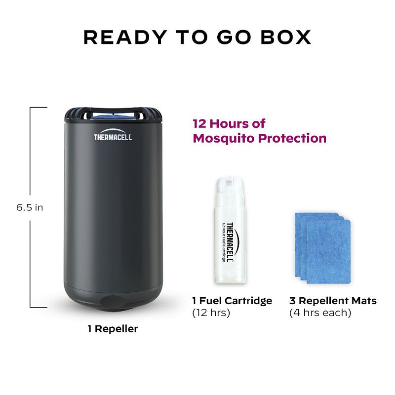 Thermacell Patio Shield MRPSL Mosquito Repeller, Graphite