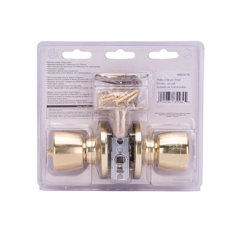 ProSource TS700BRA4V Entry Knob, Stainless Steel, K3, KW1 Keyway, 3 Grade, Pack of 3