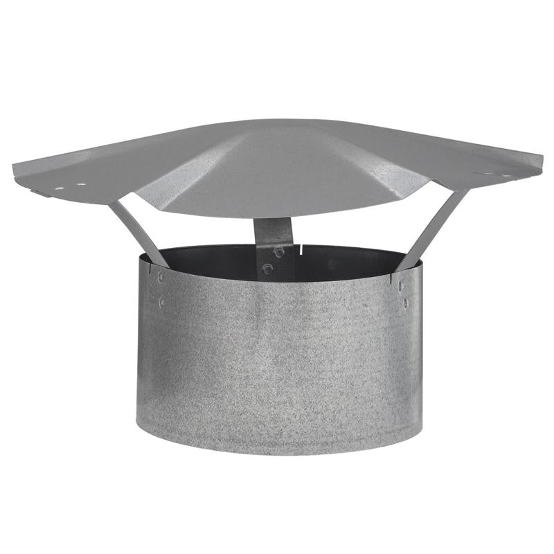 Imperial 7 in. D Galvanized Steel Rain Cap, Pack of 9