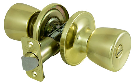 ProSource TS710BRA4V Privacy Lockset, Tulip Design, Stainless Steel