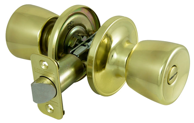 ProSource TS710BRA4V Privacy Lockset, Tulip Design, Stainless Steel
