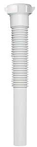 Plumb Pak PP812-5 Pipe Extension Tube, 1-1/4 in, 9 in L, Slip Joint, Polypropylene, White